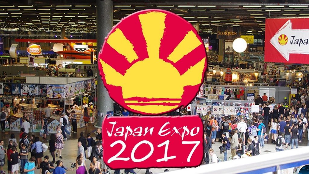 JapanExpo 2017 logo sur fond de festival